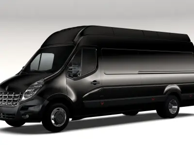Renault Master L4H3 Van 2010 3D model