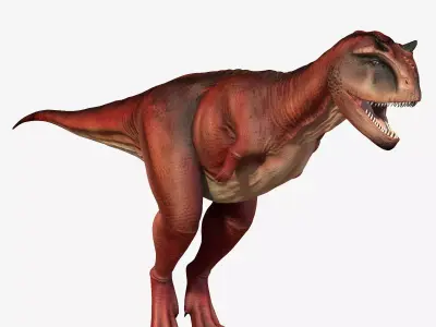 Carnotaurus dinosaur Low-poly 3D model