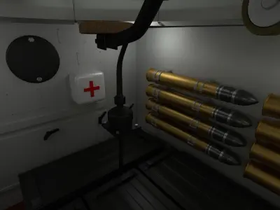 T34 76 Tank with Interior  3D model