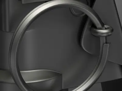 grenade M26 subdivison ready 3D model