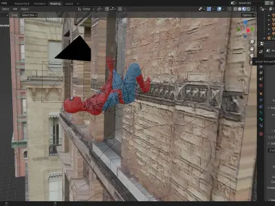 Spider-Man Animation Free 3D model