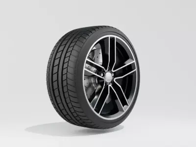 Audi RS6 Sedan 2015 Wheel 3D model
