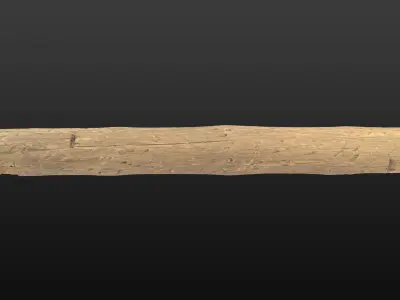 Wood Beam 04 3D model