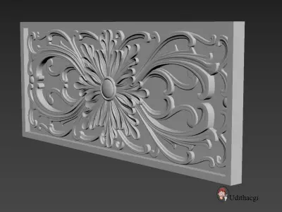 Wood carving Free 3D model