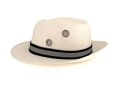 Fedora Hat Isolated 3D model