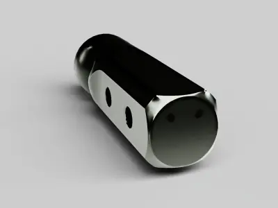 Tow hitch Low-poly 3D model