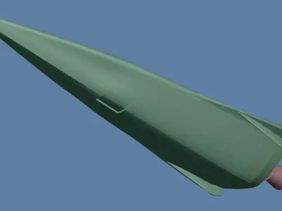 Model 192 ISINGLASS reconnaissance aircraft 3D print model