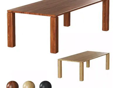 Table by Cita - Sancel Free low-poly 3D model
