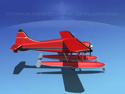 Dehavilland DHC-2 Beaver V02 3D model