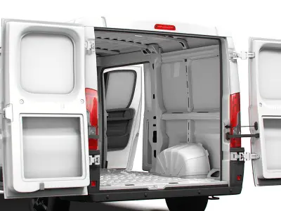 Opel Movano Van L2H1 HQ Interior 2023 3D model