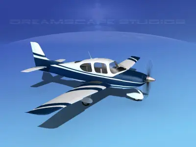 Cirrus SR22 V12 3D model