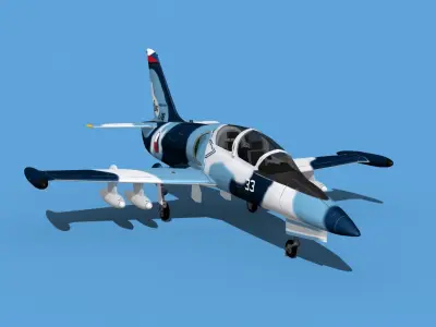 Aero Vodochody L-39C Albatross Cz Rep 04 3D model