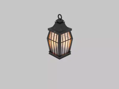 Handheld Lantern Free Free low-poly 3D model