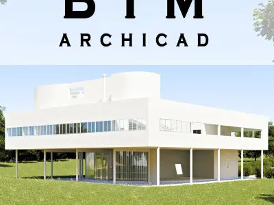 Villa Savoye - Le Corbusier 3D model