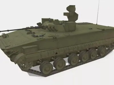 BRM-3K Lynx Low-poly 3D model