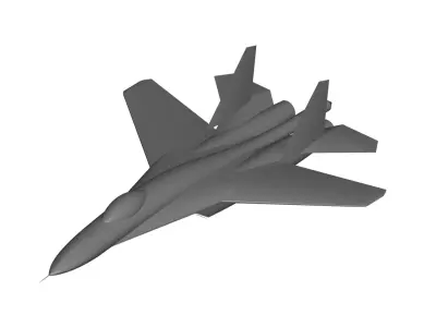 Sukhoi Su-27P Flanker 3D model