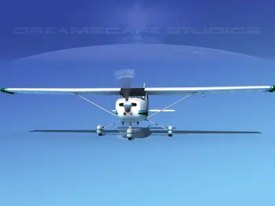 Cessna 152 Commuter V02 3D model