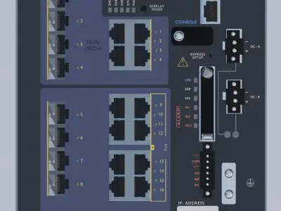 IE 4000 Switch 3D Model 3D model