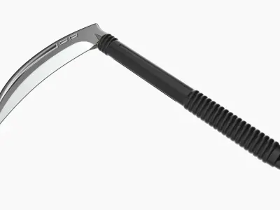 Kusarigama with cord plastic 3D model