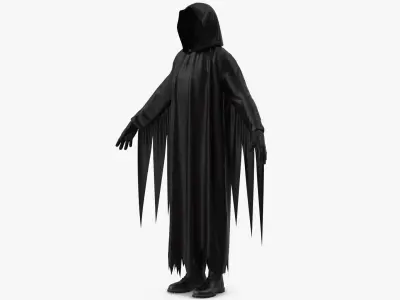 Hooded Costume 9 3D model