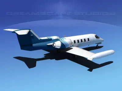 Gates Bombardier Learjet 35 V13 3D model