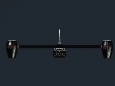 Osprey fighter jet 3D print model