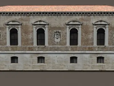 Venice Building 148 Low Poly Low-poly 3D model