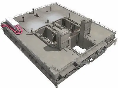 Mobile Launch Platform NASA 3D model