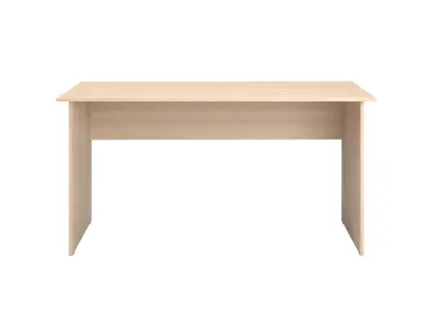 Simple Wooden Table for Office or Classroom 1500x700x760 mm Free low-poly 3D model