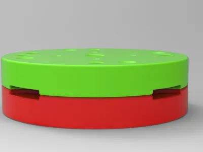 Mold for diecast military truck tire 1 Scale 1 to 25 3D print model