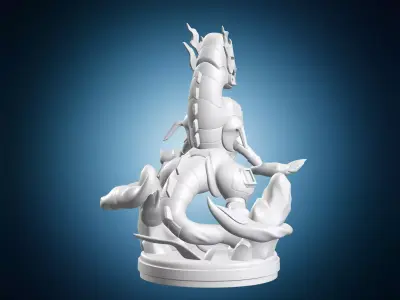 Robotic Dragon Creature 3D print model