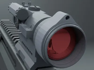 gun model 3D model