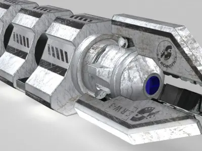 Sci Fi Worm 3D model