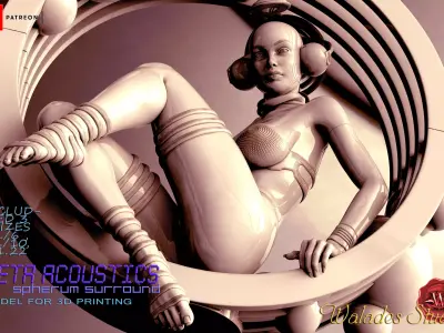 Meta Acoustics 3D print model