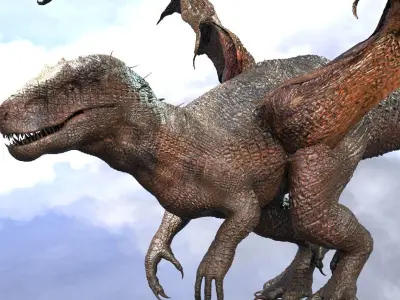 Ancient Jurassic Dragon 3D model