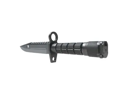 M9 Bayonet Low Poly Low-poly 3D model