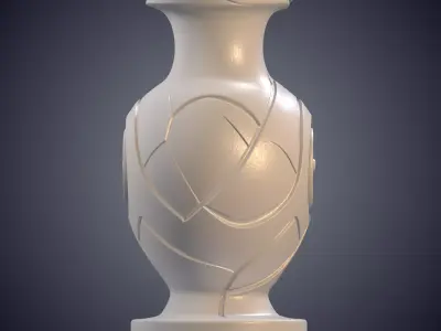Steampunk Bronze Vase Industrial Table Centerpiece PM-1003 3D print model