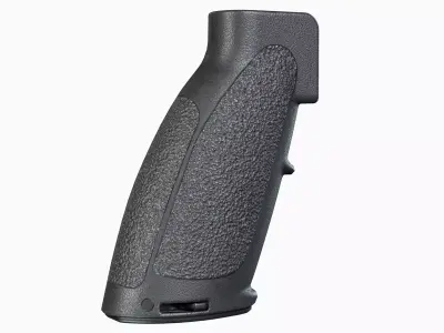 AR 15 Tactical Pistol grip HK416 battle grip Low-poly 3D model