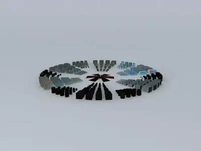 Clock Bridge 2 3D model