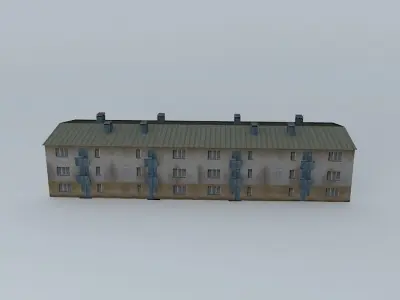 Caprag older residential building Free 3D model
