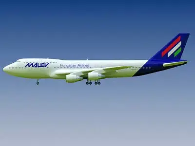 Hungarian Airlines 3D model