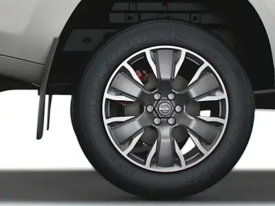 Nissan Navara 2020 wheel 3D model
