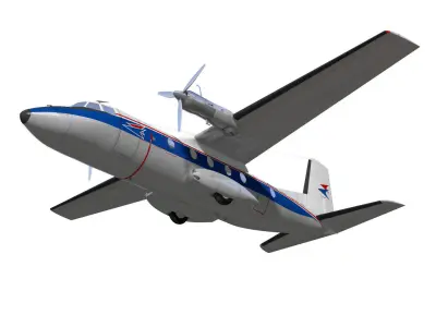 Nord-Aviation Nord 262 fregate 3D model