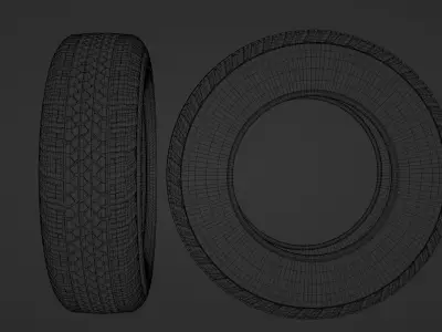 Bridgestone Dueler HT D684 3D model Free 3D model