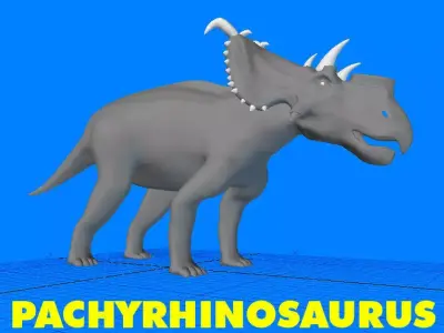 Pachyrhinosaurus Dinosaur 3D model