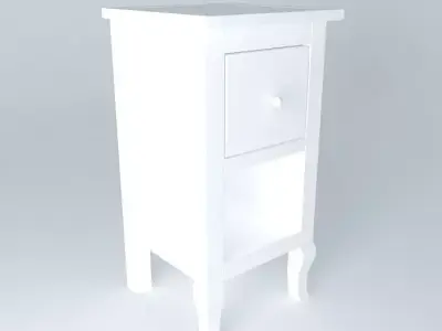 Nightstand with drawer Free 3D model