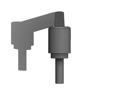 Manipulo Handle Merkbak ATM 7520 M8x25 3D model