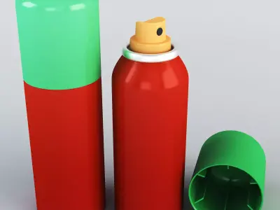 Spray can 100ml v 1 3D model