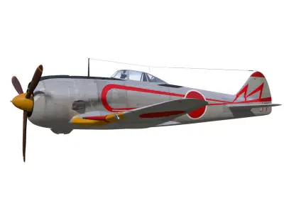 Nakajima Ki44 Tojo type II Otsu 3D model