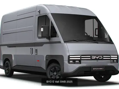 BYD E Vali 2025 3D Model Pack